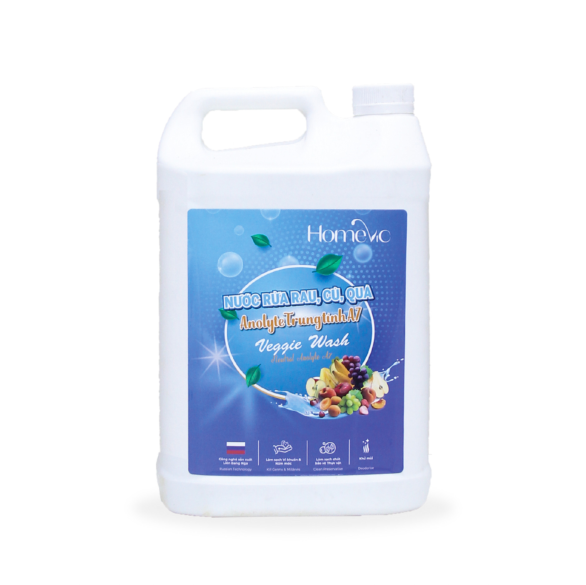 Nước rửa rau củ quả Anolyte Trung tính A7