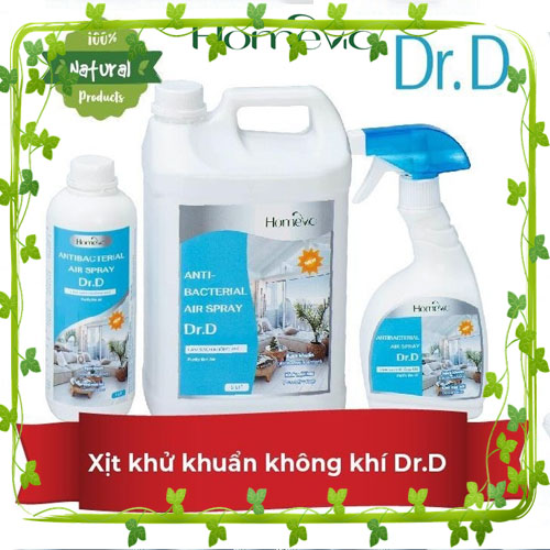 Xịt kháng khuẩn không khí Dr.D 5L