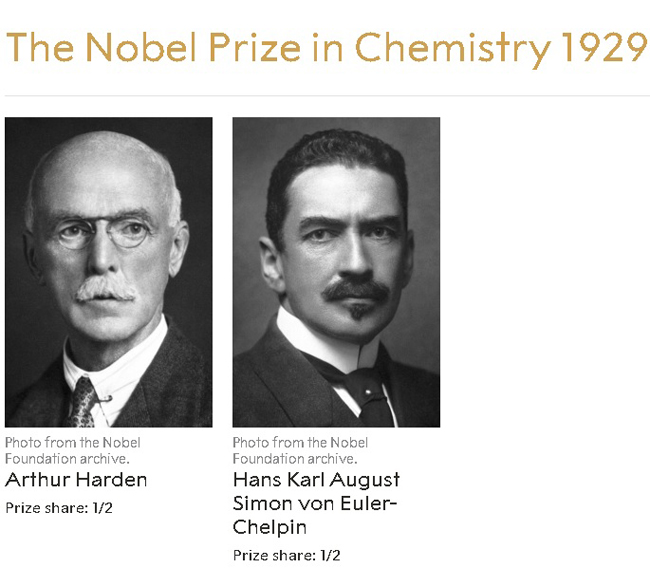 Giải thưởng Nobel Hóa học năm 1929
